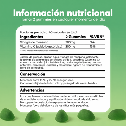 MyGutly Gominolas de Vinagre de Manzana