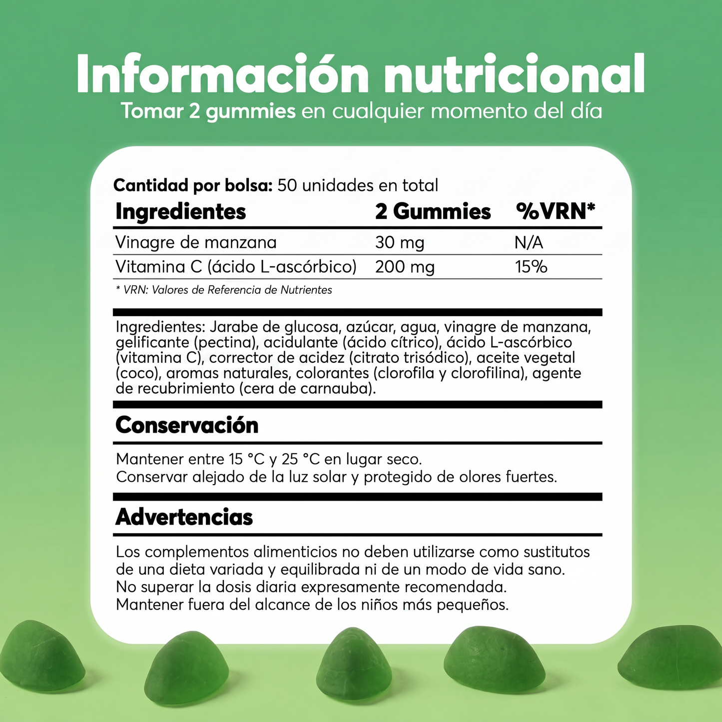 Gominolas de Vinagre de Manzana que por Fin Saben Bien