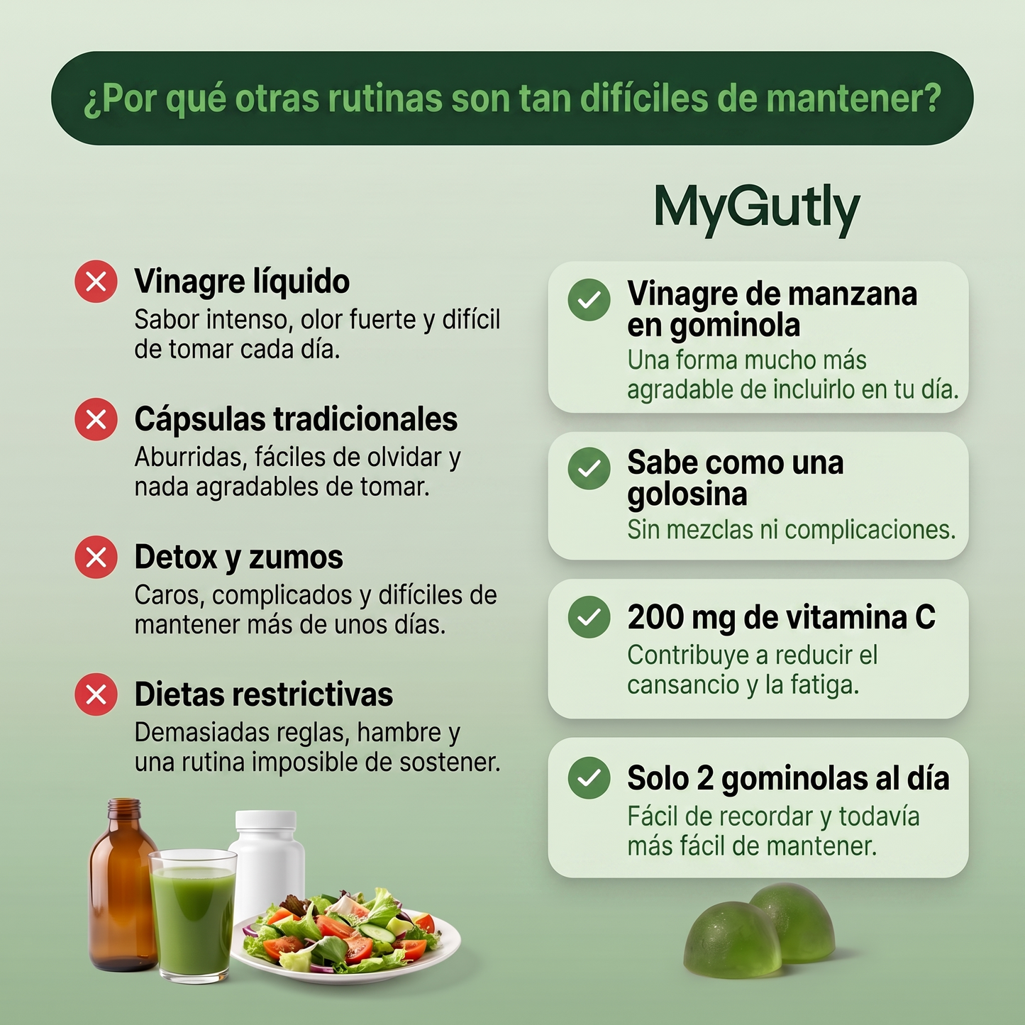 Gominolas de Vinagre de Manzana que por Fin Saben Bien